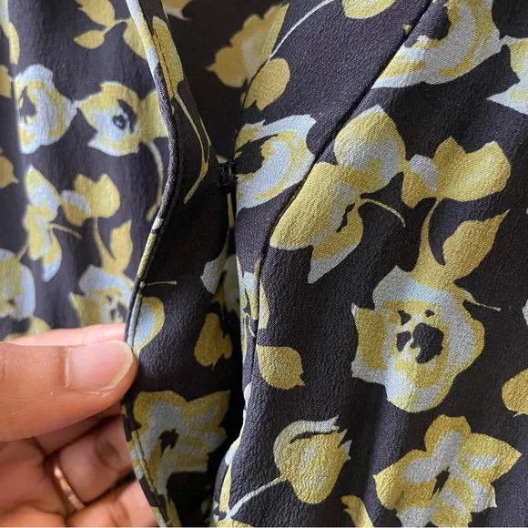 No. 6 Store Floral Silk Midi Dress - Picture 5 of 9